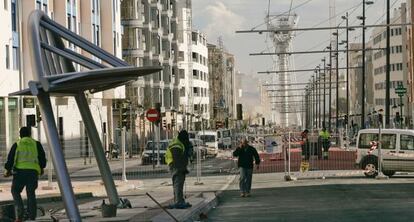 Obras en el entorno de la Universitat Jaume I realizadas al amparo del Plan General.
