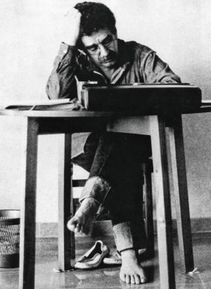 Gabriel García Márquez, en Barcelona hacia 1972.