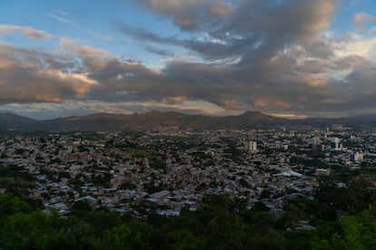 A view of Tegucigalpa, which has been under a partial state of emergency since December of 2022.