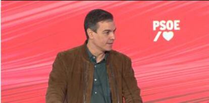 El presidente del Gobierno , Pedro Sánchez.