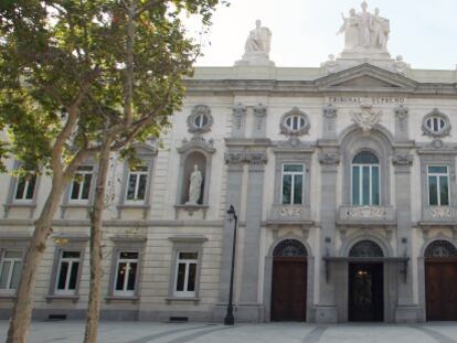 La sede del Tribunal Supremo, en Madrid.