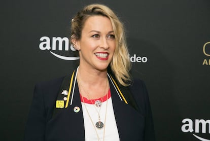 Alanis Morissette en el estreno de la nueva temporada de Transparent a finales de abril.