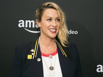 Alanis Morissette en el estreno de la nueva temporada de Transparent a finales de abril.