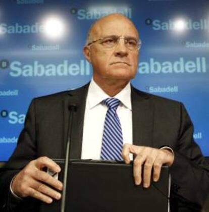 El presidente del Banco Sabadell, Josep Oliu. EFE/Archivo