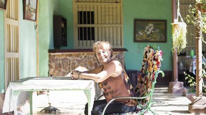 Cristina Prada B&eacute;quer en su casa de Trinidad. 