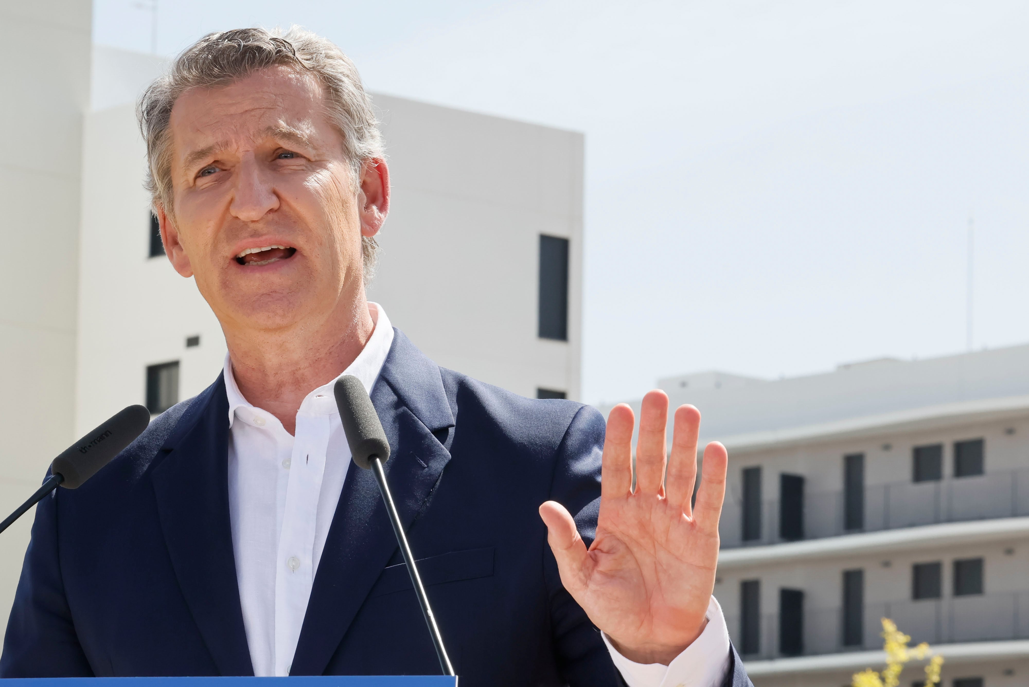 Feijóo reta al PNV y a Junts, aunque elude la moción: “Lo que dicen no concuerda con sus actos”
