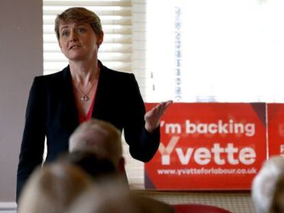 Yvette Cooper, candidata a liderar el laborismo brit&aacute;nico, hoy