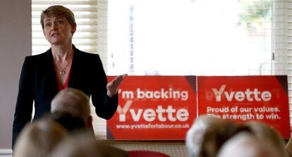 Yvette Cooper, candidata a liderar el laborismo británico, hoy