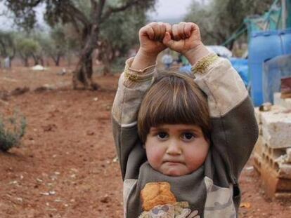Foto de la nena siriana de 4 anys.