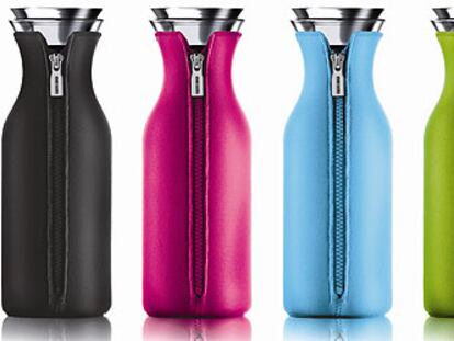 Neopreno para las botellas en los diseños de Eva Solo