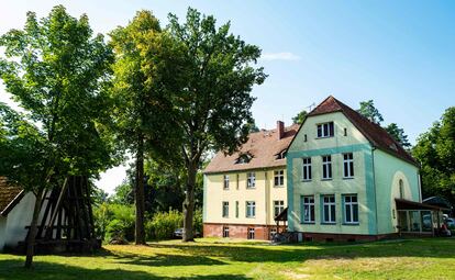 La casa de Templin en la que creció Angela Merkel.