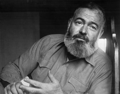 Retrato del escritor y periodista Ernest Hemingway, en una imagen sin fechar.