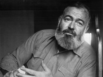 Retrato del escritor y periodista Ernest Hemingway, en una imagen sin fechar.