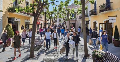 Centro Comercial La Roca Village en Barcelona.