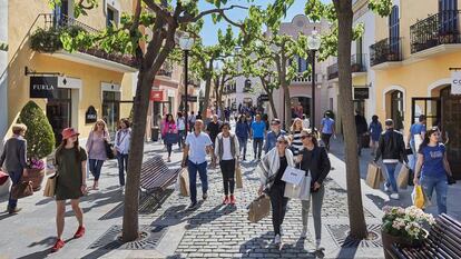 Centro Comercial La Roca Village en Barcelona.