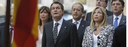 El presidente de la Generalitat, Artur Mas, y la vicepresidenta, Joana Ortega.