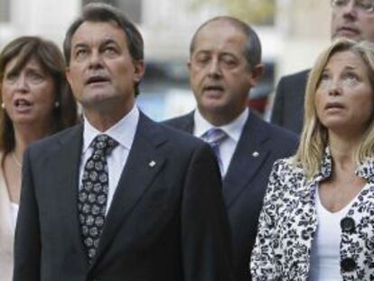 El presidente de la Generalitat, Artur Mas, y la vicepresidenta, Joana Ortega.