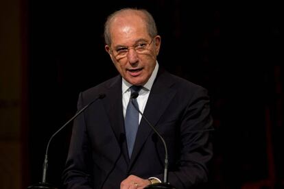 El director de la OPAQ, Ahmet Uzumcu, durante el vigésimo aniversario de la organización en La Haya.