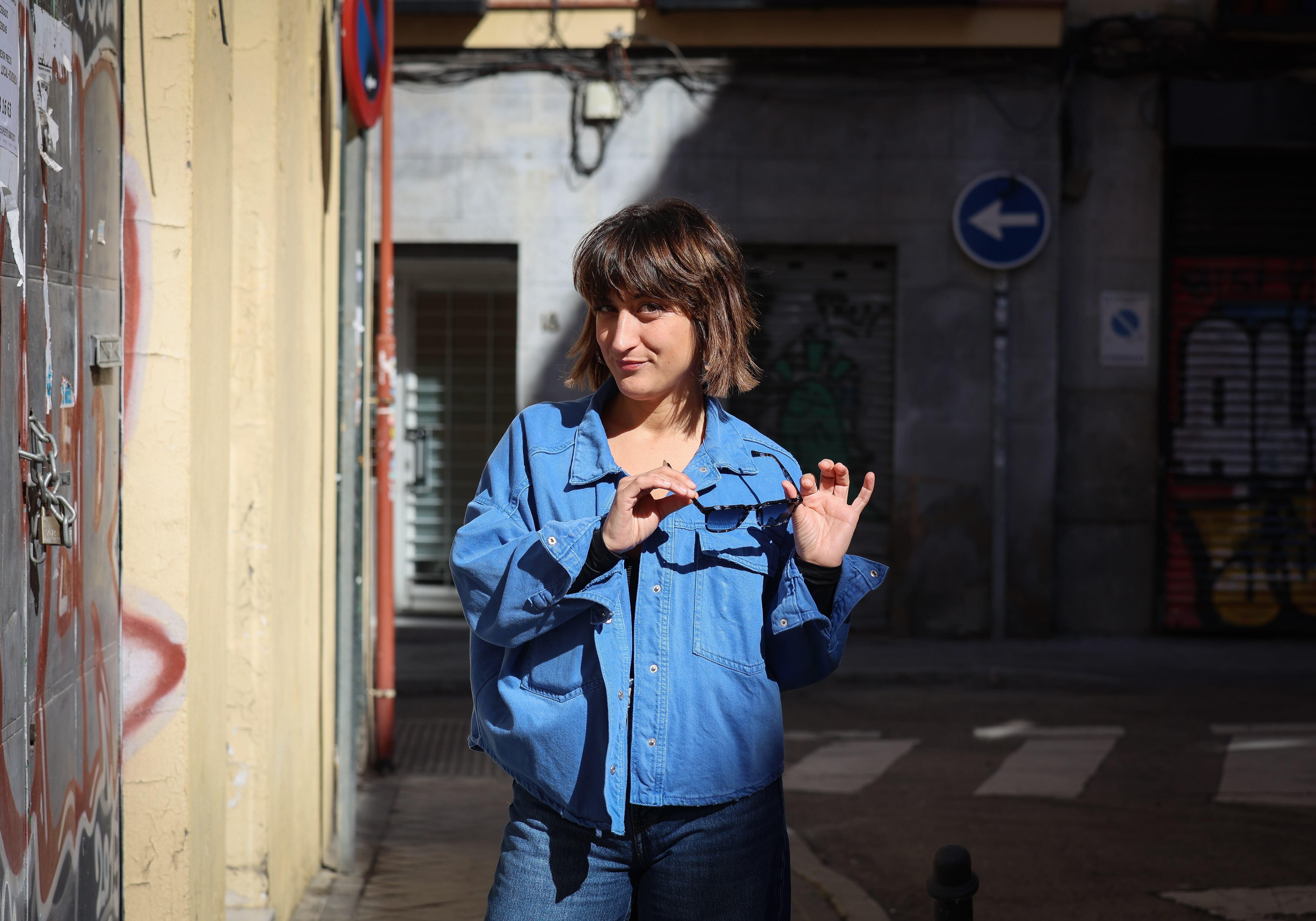 Susi Caramelo, presentadora de 'Rojo Caramelo', en Madrid. 