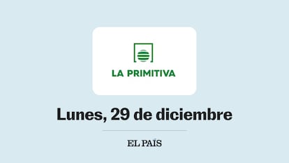 Sorteo La Primitiva lunes 29 diciembre 2025