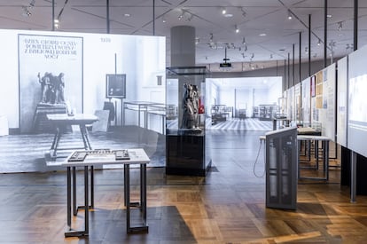 Vista de la exposición ‘Exhibir la violencia’ en el Museo de Historia de Alemania.