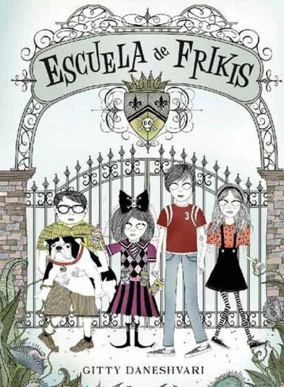 Ilustración de Gitty Daneshvari, en el libro <b><i>Escuela de frikis</b></i> (Montena), de Carrie Gifford, cuyos derechos cinematográficos ha comprado Warner Bros.