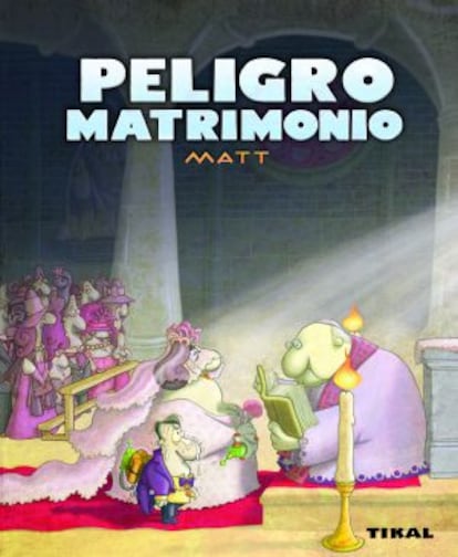 Cubierta de 'Peligro matrimonio' de Matt.