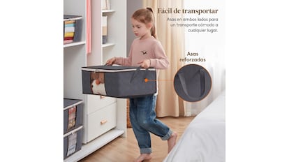 Estas son las cajas de almacenaje para guardar la ropa más vendidas en Amazon