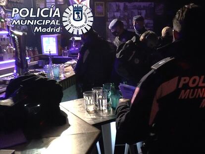 La Policía Municipal interviene en una fiesta clandestina el pasado 26 de octubre