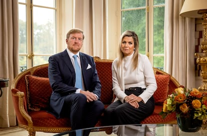 Guillermo y Máxima de Holanda en una imagen del 21 de octubre.