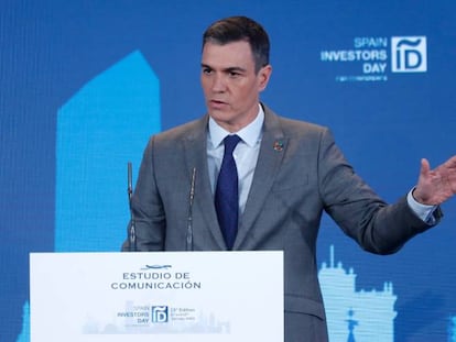 El presidente del Gobierno, Pedro Sánchez.