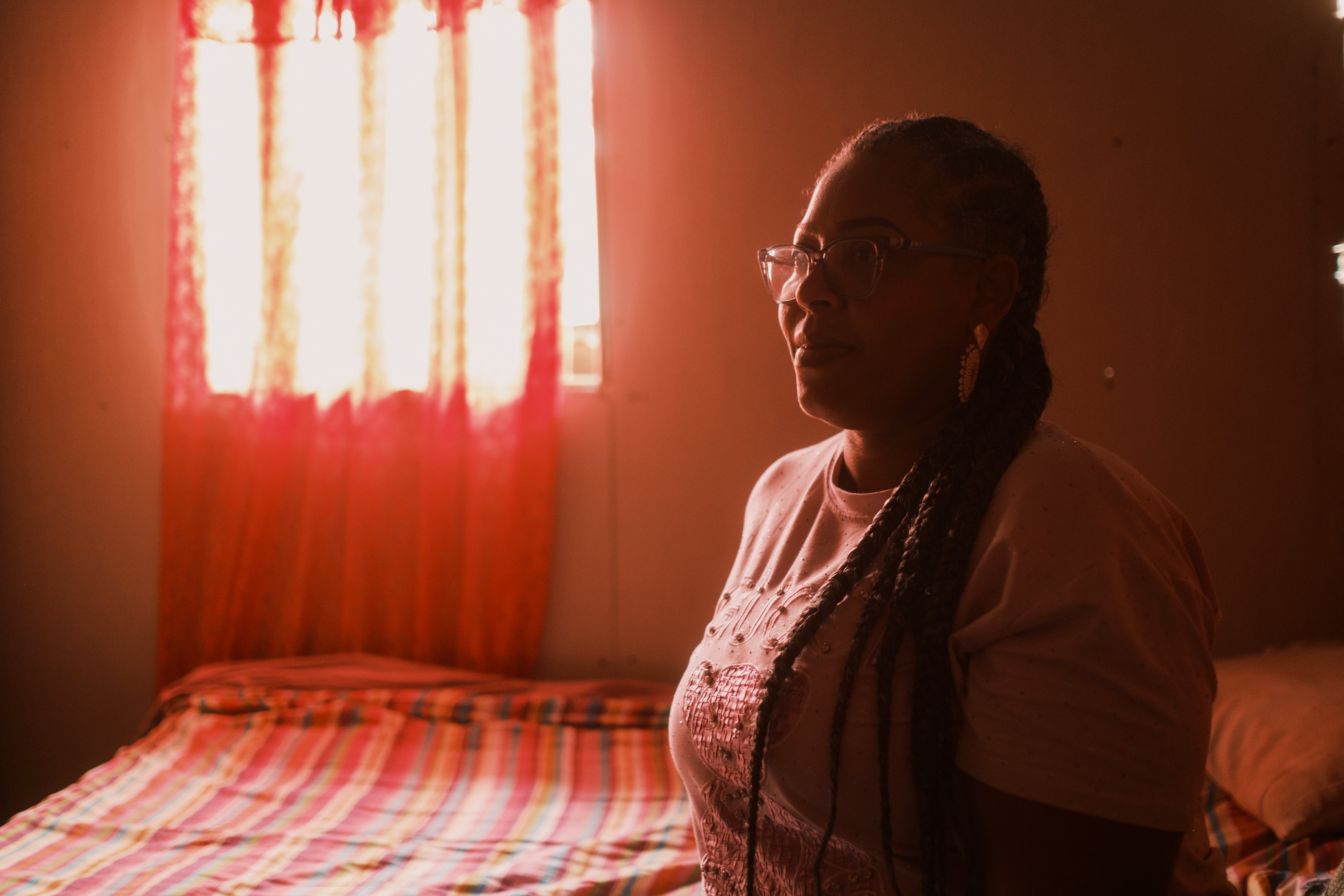 Flor Vásquez, el 24 de febrero.