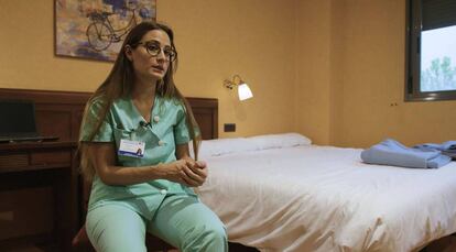 Rocío Roldán, médica residente del servicio de Urología en el hospital Universitario de Fuenlabrada.