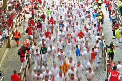 Day 6 of the Running of the Bulls in Pamplona.