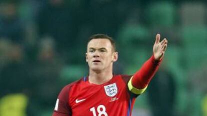 Rooney, con Inglaterra el pasado martes.