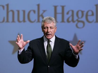 Chuck Hagel, en una foto de archivo de 2007.