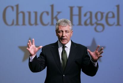 Chuck Hagel, en una foto de archivo de 2007.