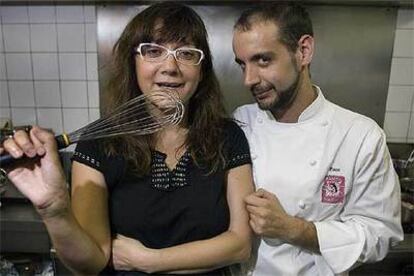 Isabel Coixet y Paco Guzmán, en Barcelona.