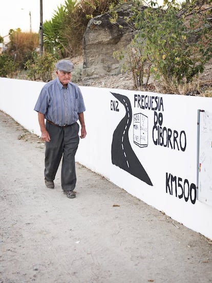 La aldea de Ciborro, en el kilómetro 500 de la ruta.