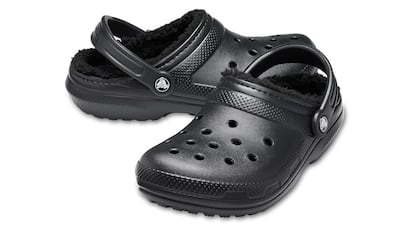 Crocs forradas con borreguito en el interior. 