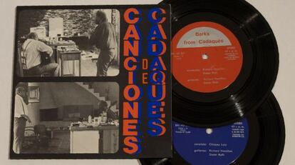 Portada del disco &#039;Canciones de Cadaqu&eacute;s&#039;. 