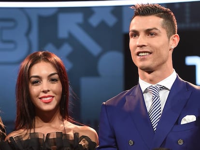 Georgina Rodríguez y Cristiano Ronaldo.