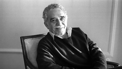 Gabriel Garc&iacute;a M&aacute;rquez en mayo de 1996 en Madrid.