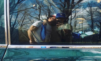 Diego Postigo y Bárbara Lennie en una foto de Instagram.