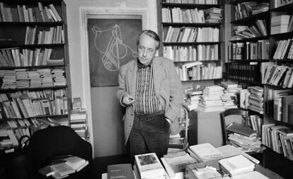 Louis Althusser, en su casa de París en 1978.