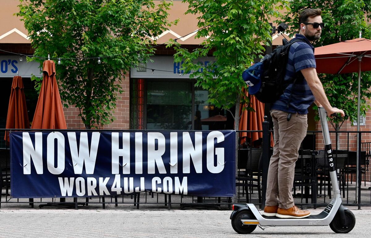 US job openings fall to lowest level since March 2021 as labor market ...