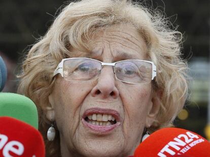 La alcaldesa de Madrid, Manuela Carmena.