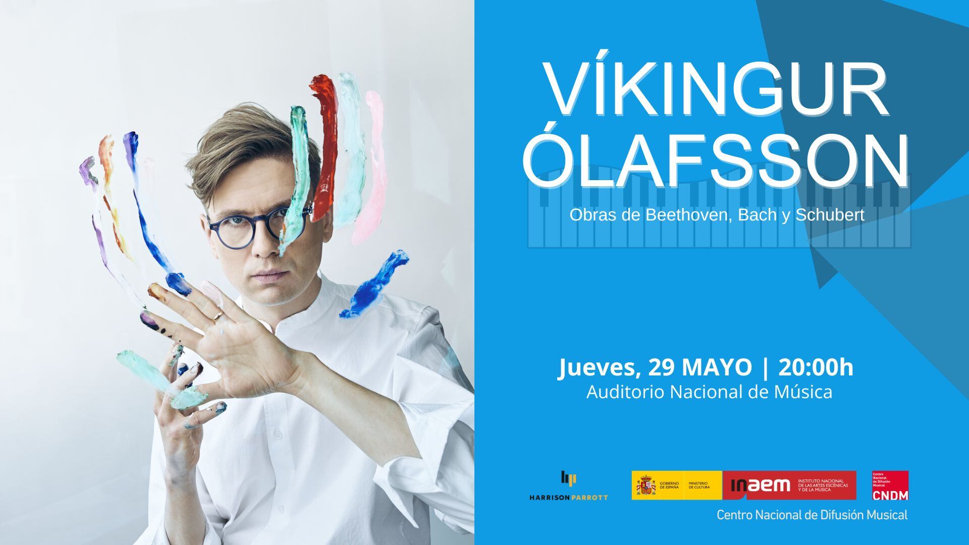 Asiste al concierto del pianista Víkingur Ólafsson