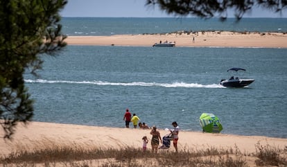 La playa del Caño de la Culata, en la provincia de Huelva.