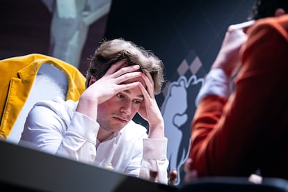 Keymer, vencedor de Carlsen en Weissenhaus